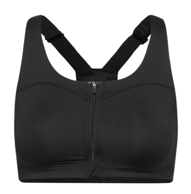 Stay In Place  Front Zip Sports Bra
