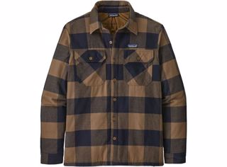 Patagonia Men`s Insulated Organic Cotton Mw Fjord Flannel Shirt