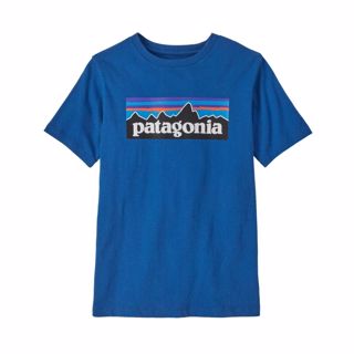 Patagonia Boys' Regenerative Organic Certification Cotton P-6 Logo T-Shirt