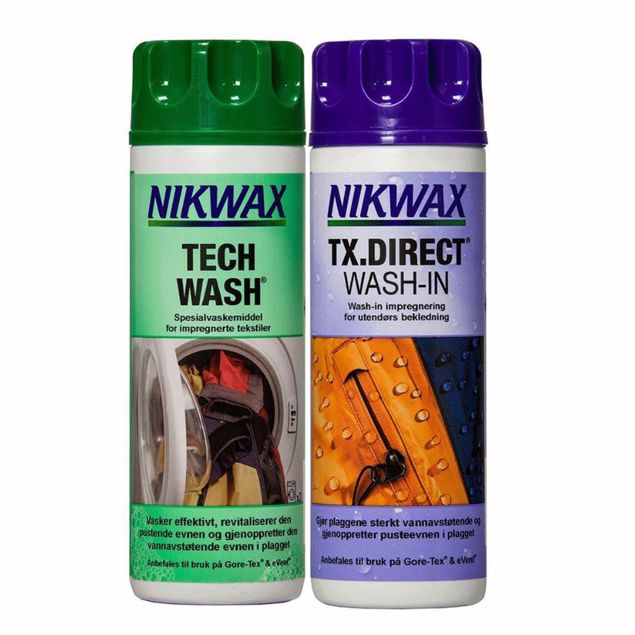 Nikwax 2 pk TX Dir & Tech Wash Display