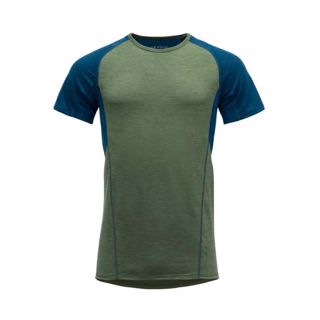 Devold RUNNING MERINO 130 T-Skjorte herre grønn
