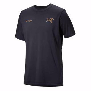 ArcTeryx Captive Split Ss T-Shirt Herre Marineblå